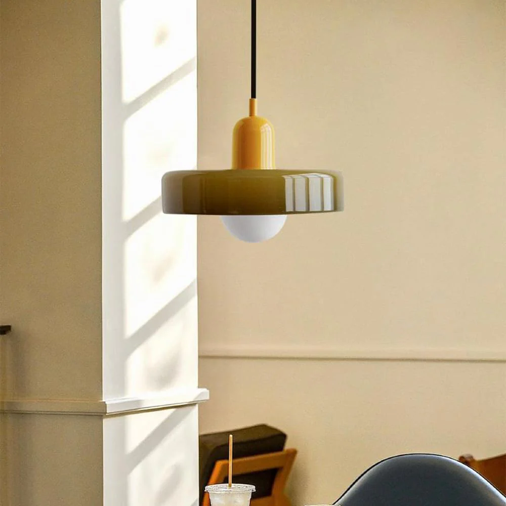 2 Heads Modern Bauhaus Glass Pendant Light - Image 18