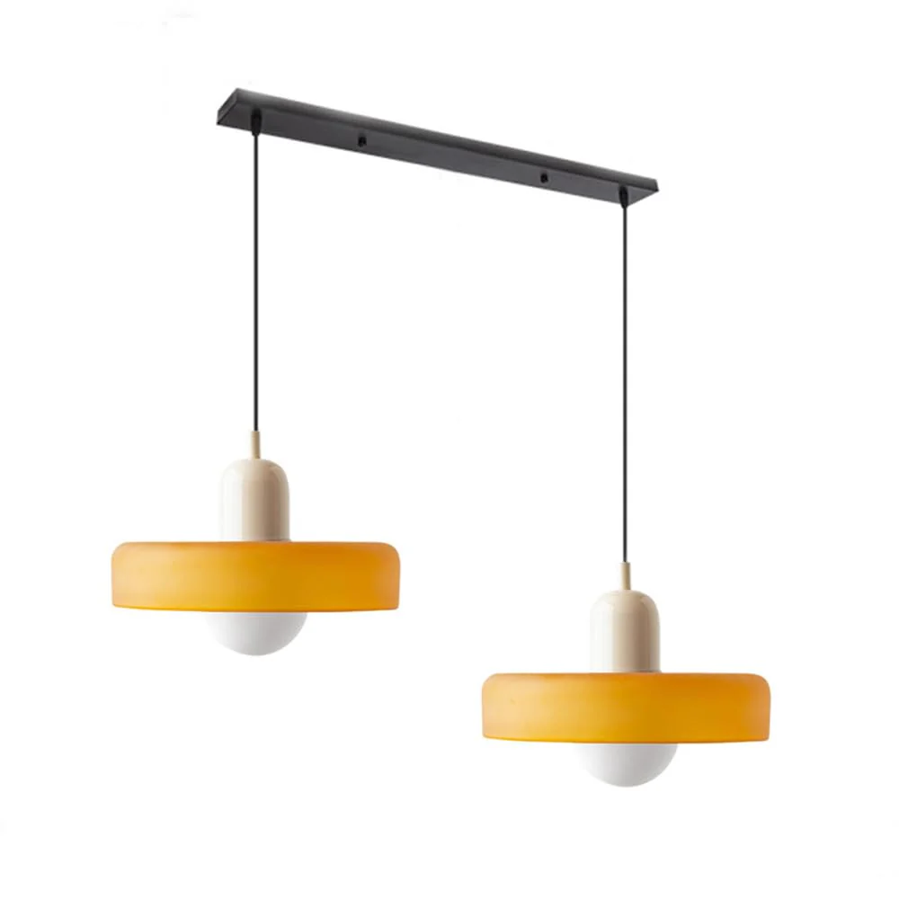 2 Heads Modern Bauhaus Glass Pendant Light - Image 31