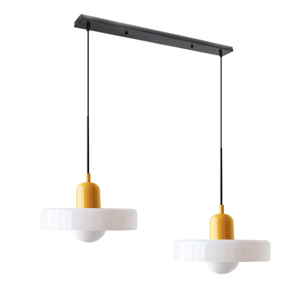 2 Heads Modern Bauhaus Glass Pendant Light - Image 43
