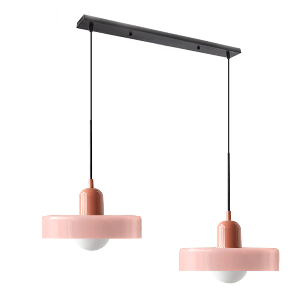 2 Heads Modern Bauhaus Glass Pendant Light - Image 49