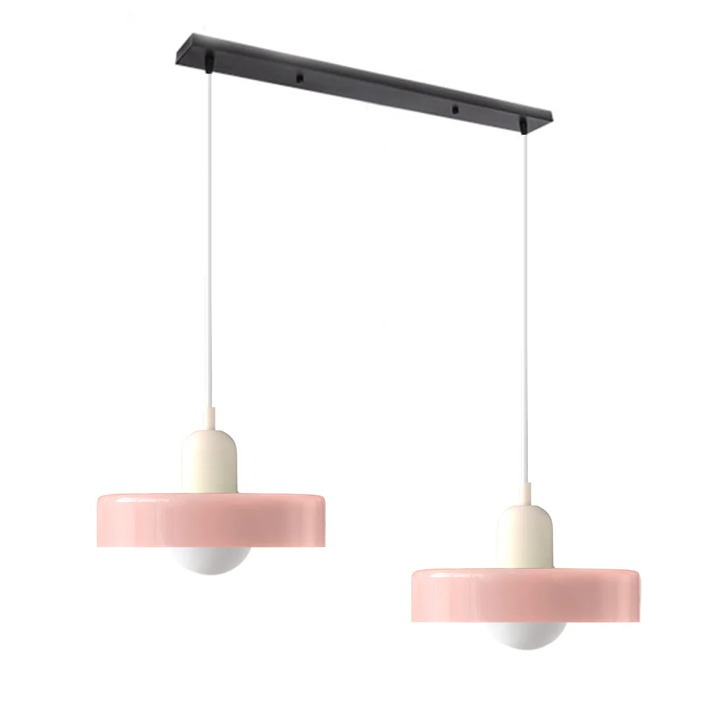 2 Heads Modern Bauhaus Glass Pendant Light - Image 50