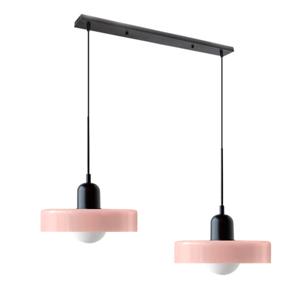 2 Heads Modern Bauhaus Glass Pendant Light - Image 51
