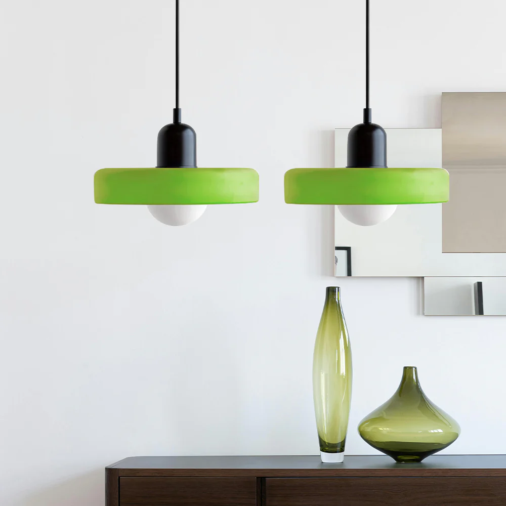 2 Heads Modern Bauhaus Glass Pendant Light - Image 63