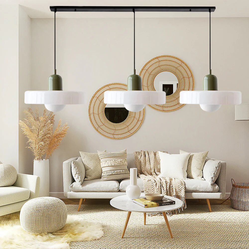 3 Heads Bauhaus Modern Simple Glass Pendant Light - Image 31