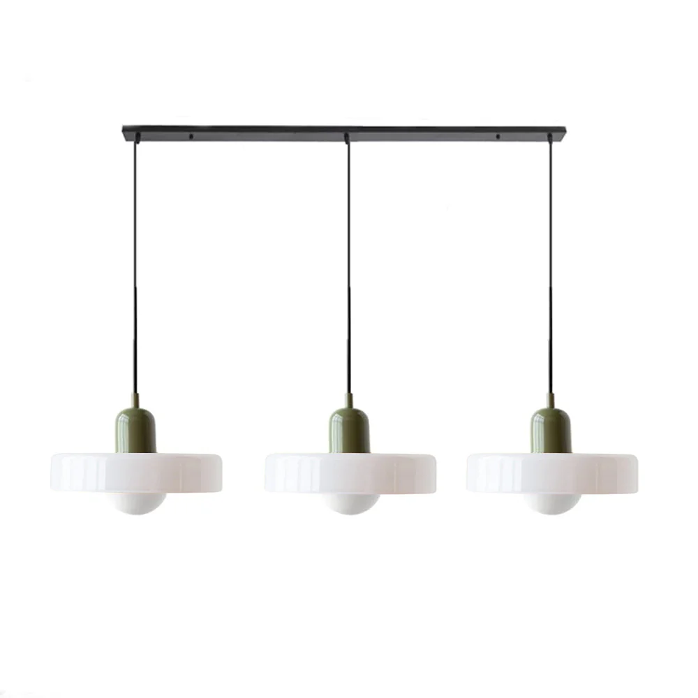 3 Heads Bauhaus Modern Simple Glass Pendant Light - Image 33