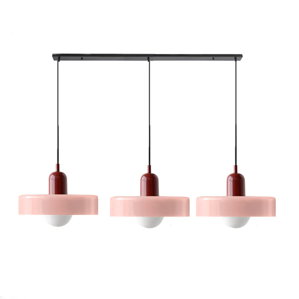 3 Heads Bauhaus Modern Simple Glass Pendant Light - Image 34