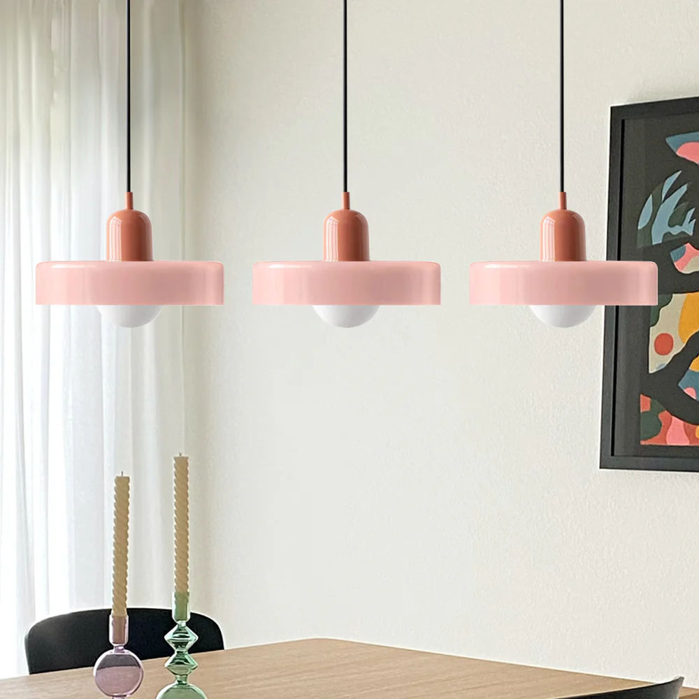 3 Heads Bauhaus Modern Simple Glass Pendant Light - Image 36