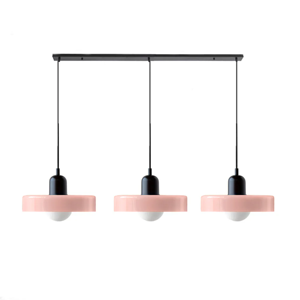 3 Heads Bauhaus Modern Simple Glass Pendant Light - Image 39