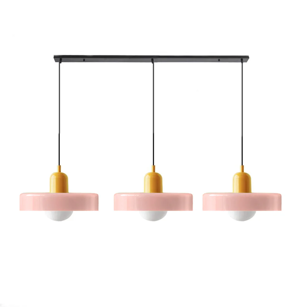 3 Heads Bauhaus Modern Simple Glass Pendant Light - Image 41
