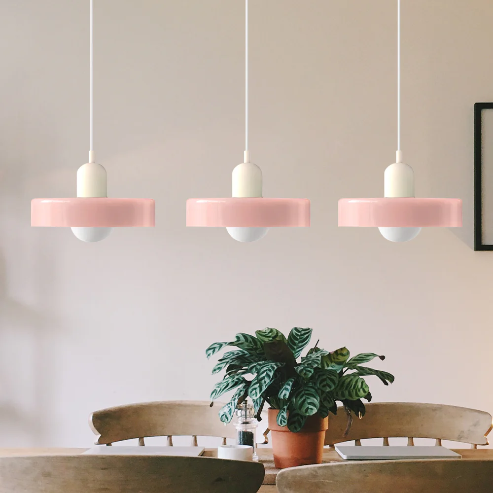 3 Heads Bauhaus Modern Simple Glass Pendant Light - Image 42