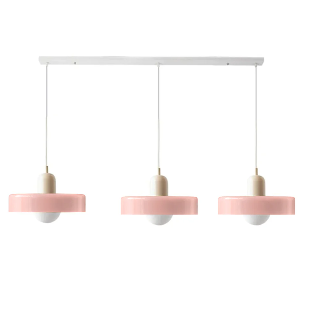 3 Heads Bauhaus Modern Simple Glass Pendant Light - Image 43