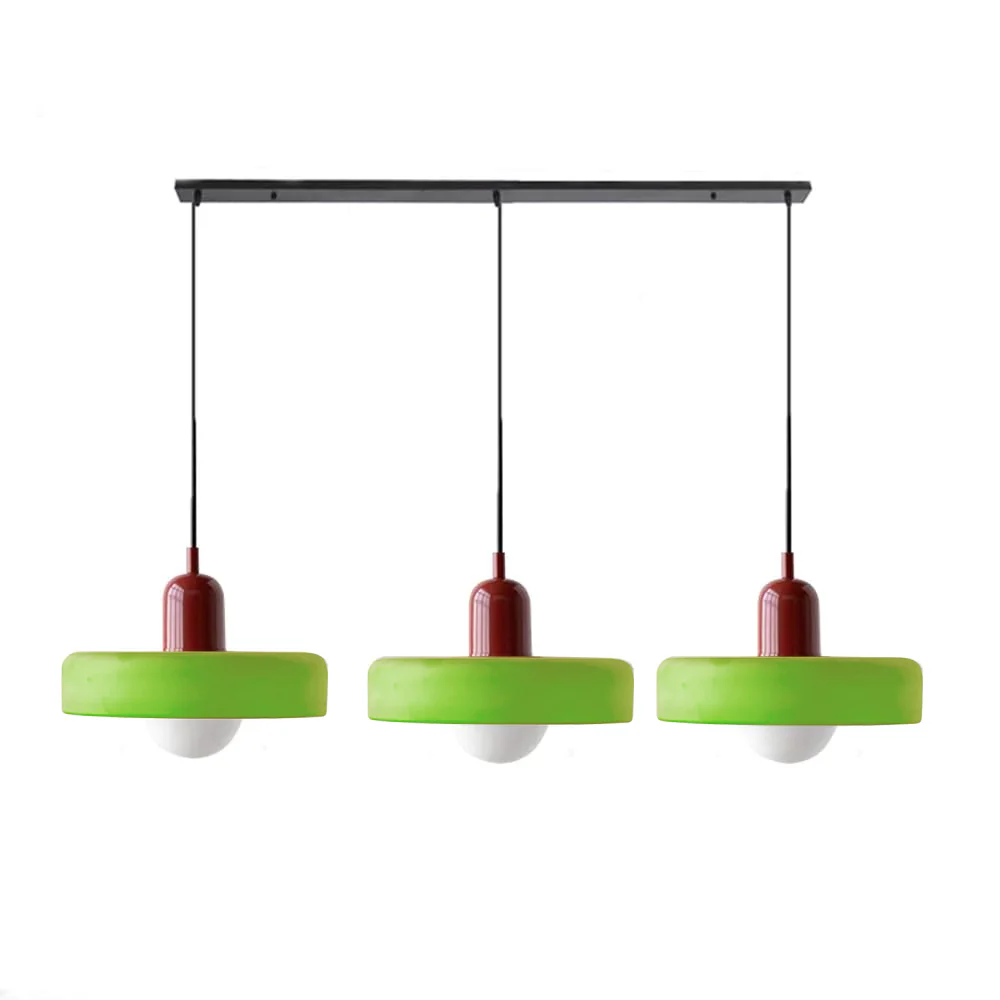 3 Heads Bauhaus Modern Simple Glass Pendant Light - Image 48