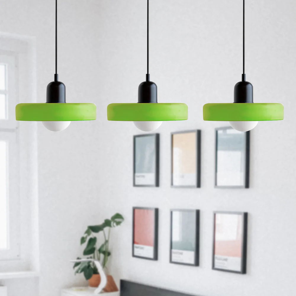 3 Heads Bauhaus Modern Simple Glass Pendant Light - Image 51
