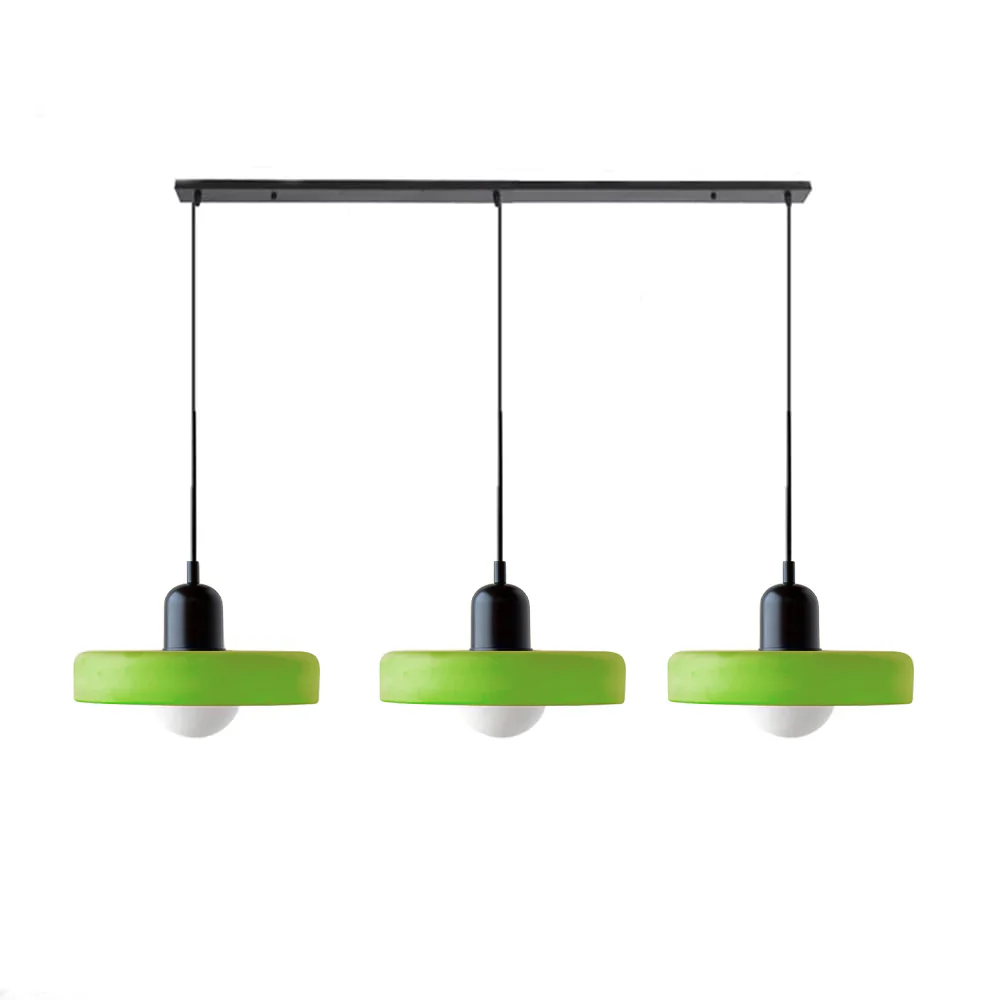 3 Heads Bauhaus Modern Simple Glass Pendant Light - Image 52