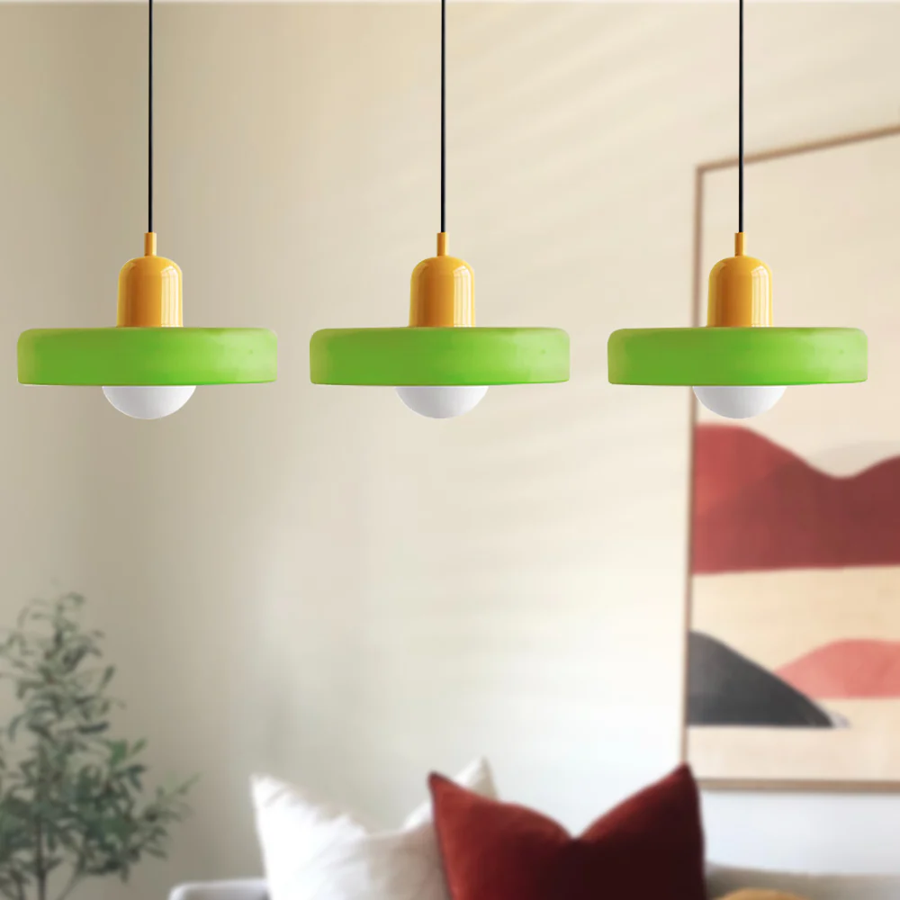3 Heads Bauhaus Modern Simple Glass Pendant Light - Image 53