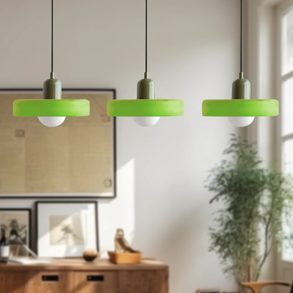 3 Heads Bauhaus Modern Simple Glass Pendant Light - Image 57