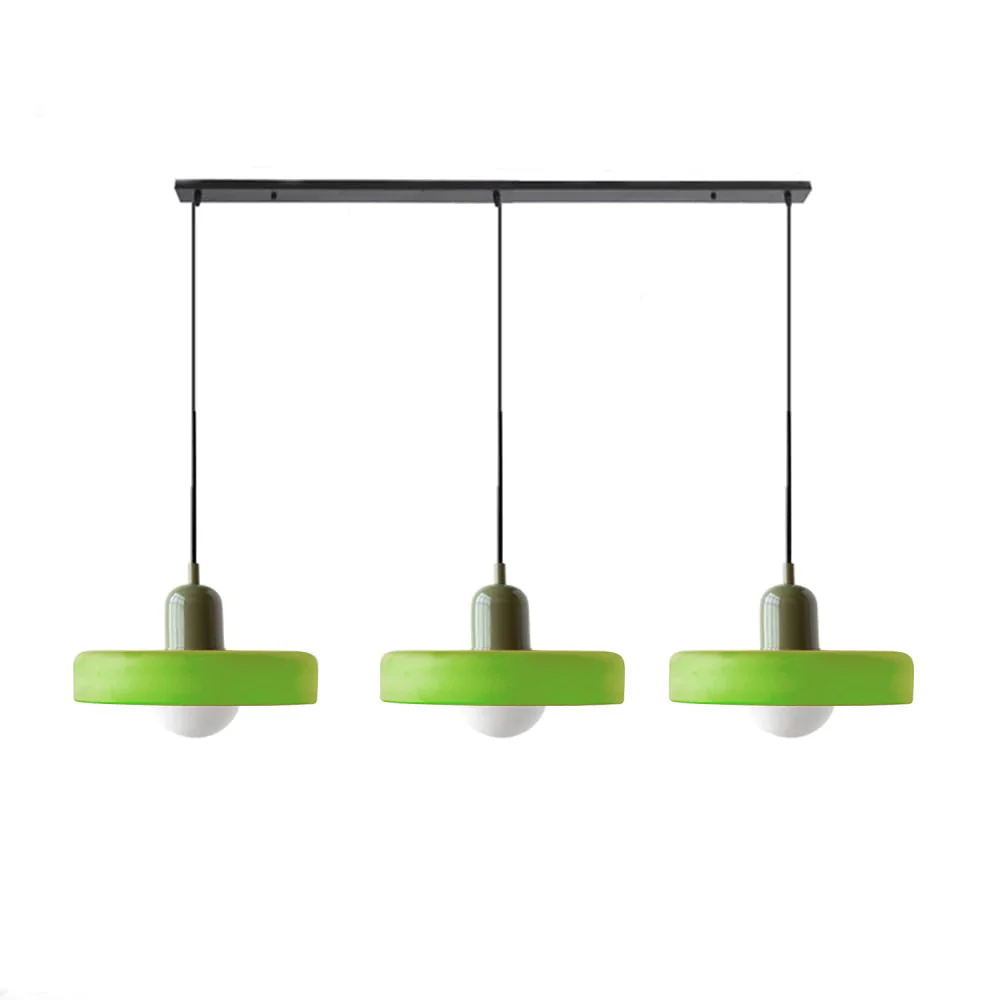 3 Heads Bauhaus Modern Simple Glass Pendant Light - Image 59