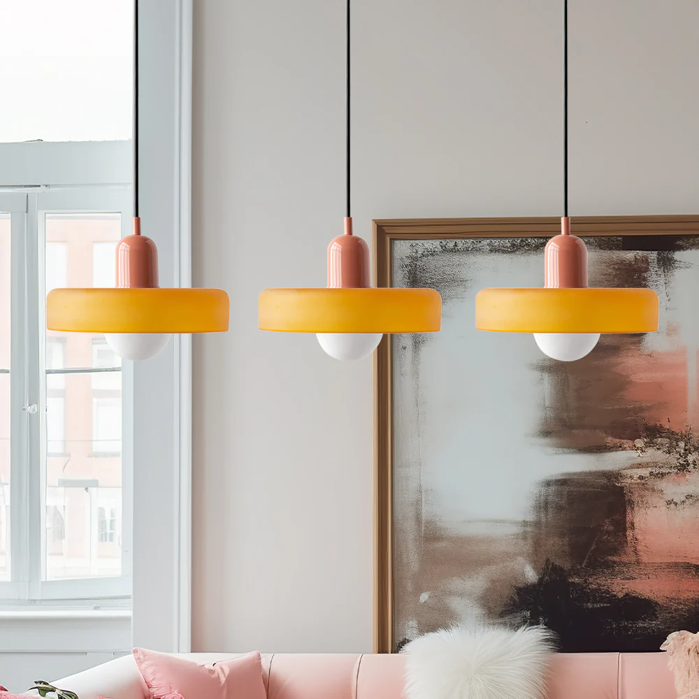 3 Heads Bauhaus Modern Simple Glass Pendant Light - Image 62