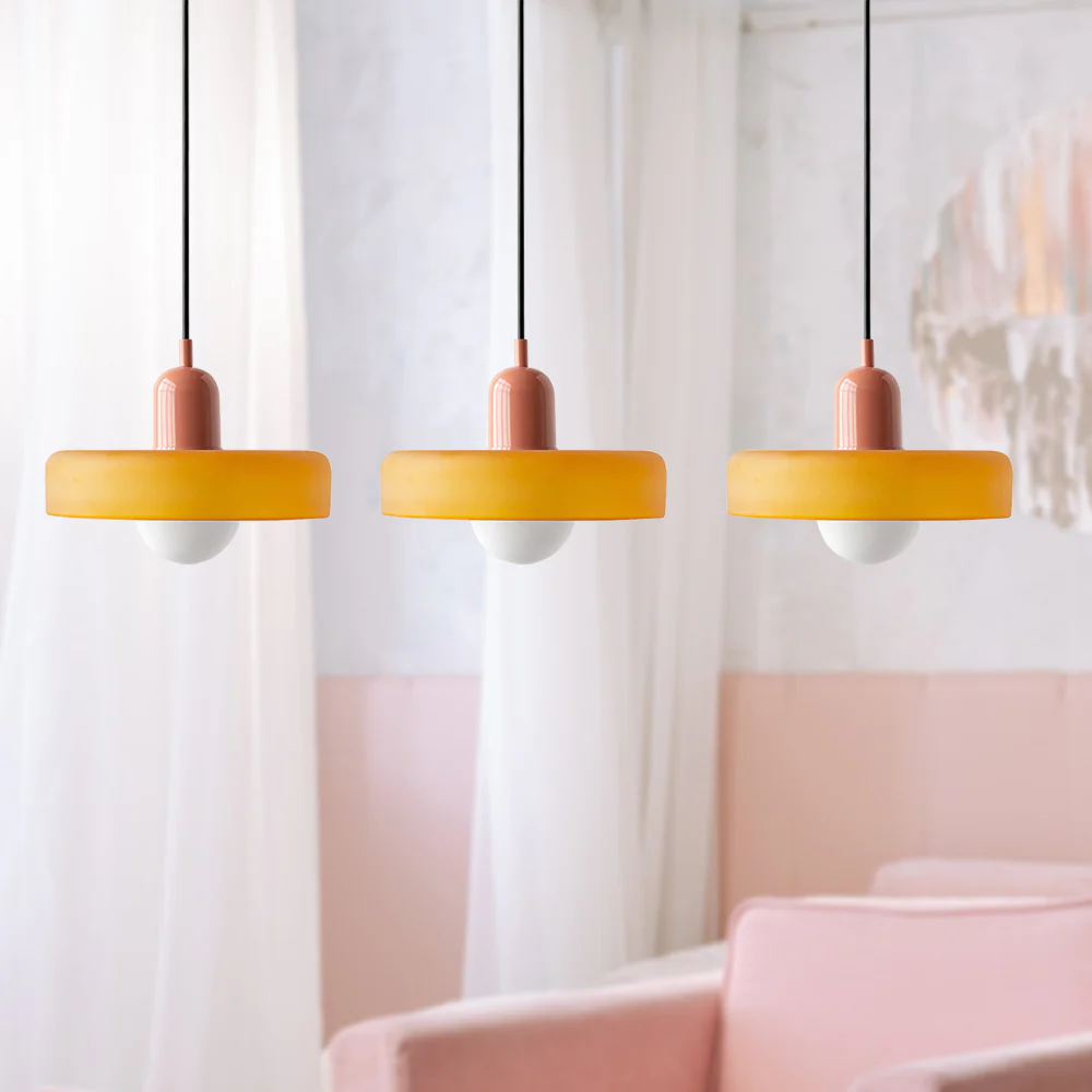 3 Heads Bauhaus Modern Simple Glass Pendant Light - Image 63