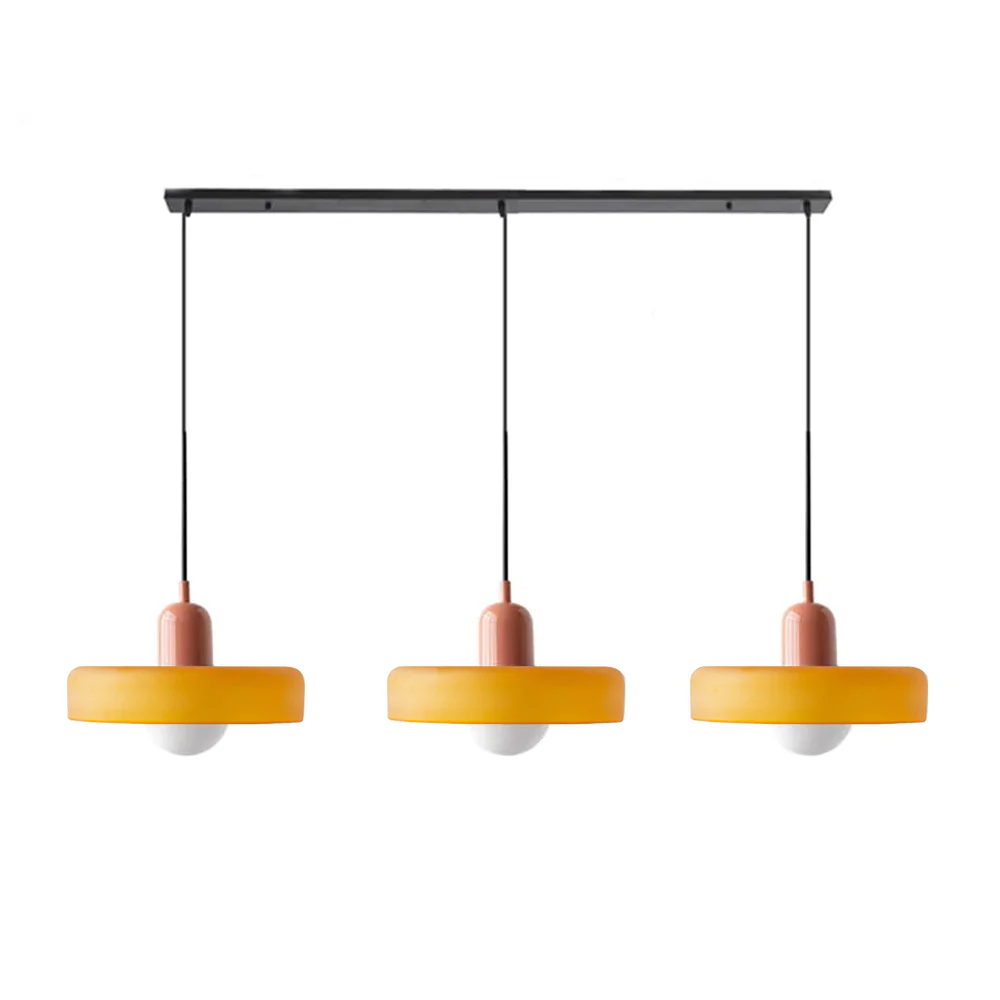 3 Heads Bauhaus Modern Simple Glass Pendant Light - Image 64