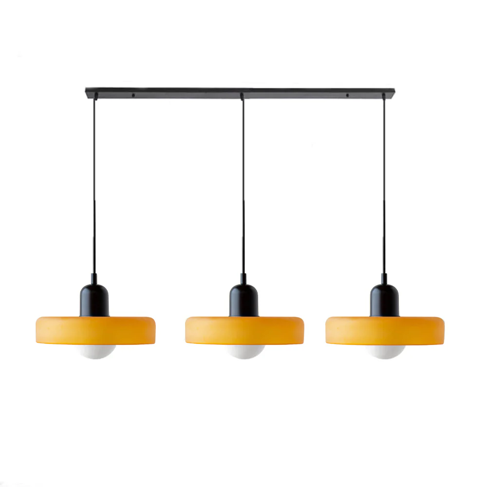 3 Heads Bauhaus Modern Simple Glass Pendant Light - Image 67