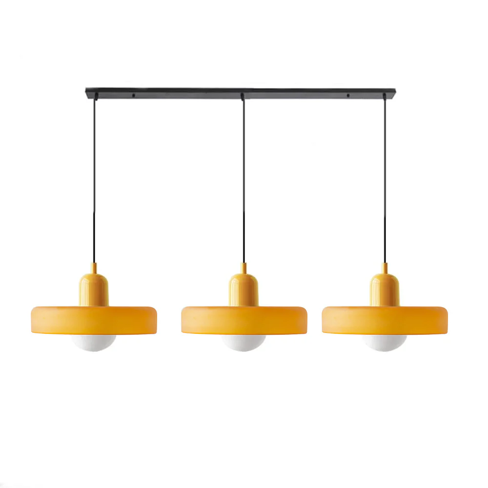 3 Heads Bauhaus Modern Simple Glass Pendant Light - Image 68