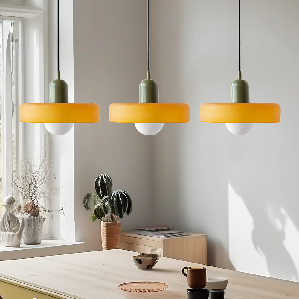 3 Heads Bauhaus Modern Simple Glass Pendant Light - Image 71