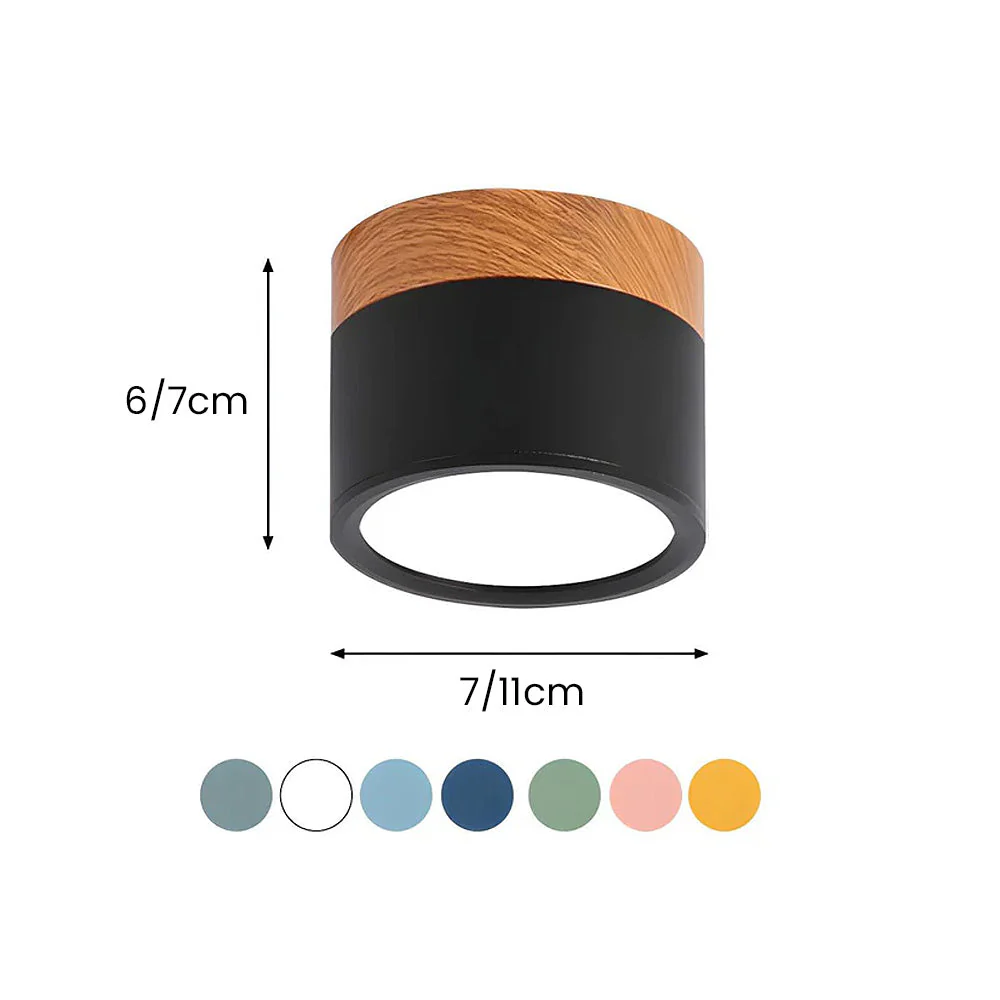 Aluminum Mini Cylinder Ceiling Light - Image 16
