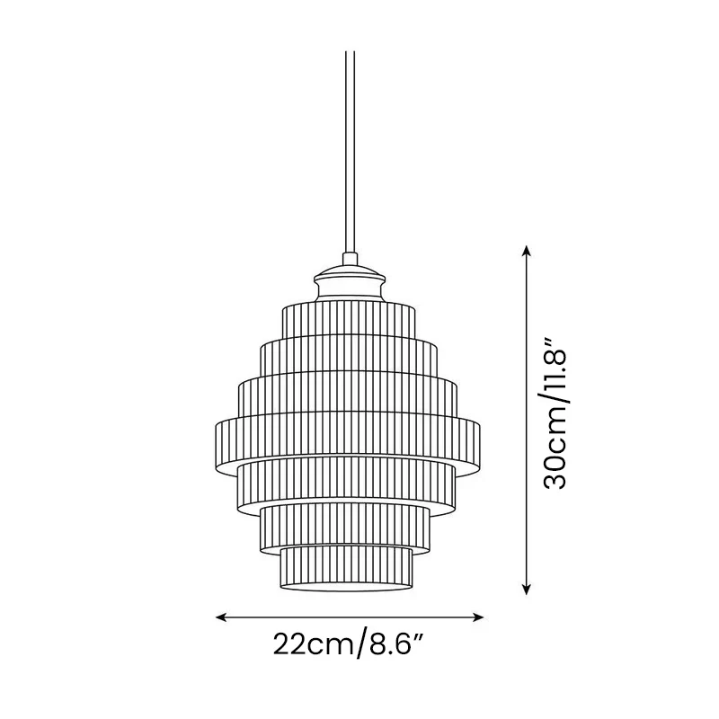 Bottle Shaped Brass Glass Pendant Light - Image 21