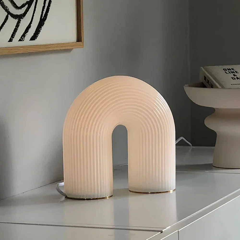 Unique Arch Metal Table Lamp - Image 9