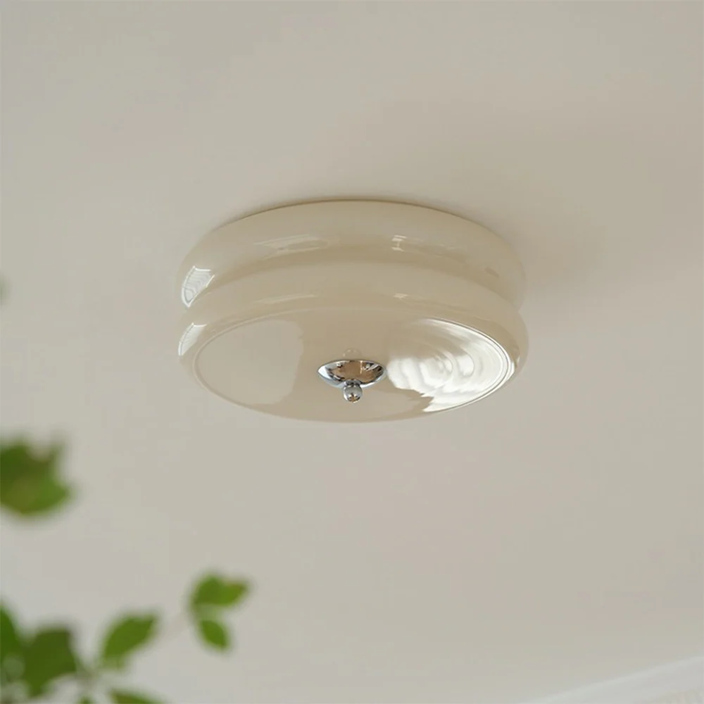 Art Deco Cream Cake Ceiling Light - Image 10