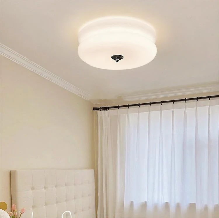 Art Deco Cream Cake Ceiling Light - Image 18