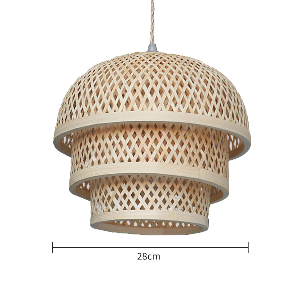 Bamboo Natural Basket Island Pendant Light - Image 11