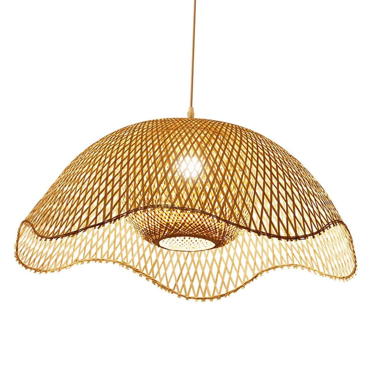 Bamboo Woven Hanging Lighting - Image 10