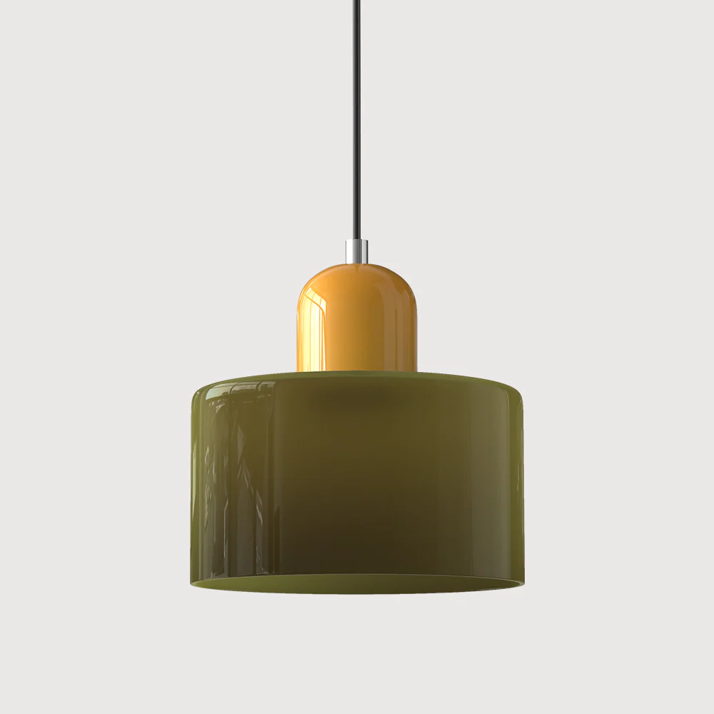 Modern Bauhaus Fresh Glass Pendant Light For Kitchen Island - Image 16