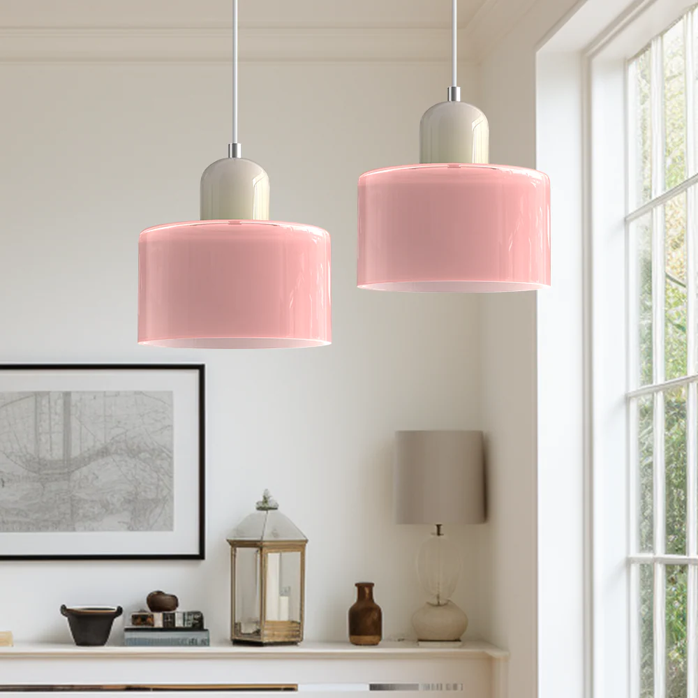 Modern Bauhaus Fresh Glass Pendant Light For Kitchen Island - Image 39