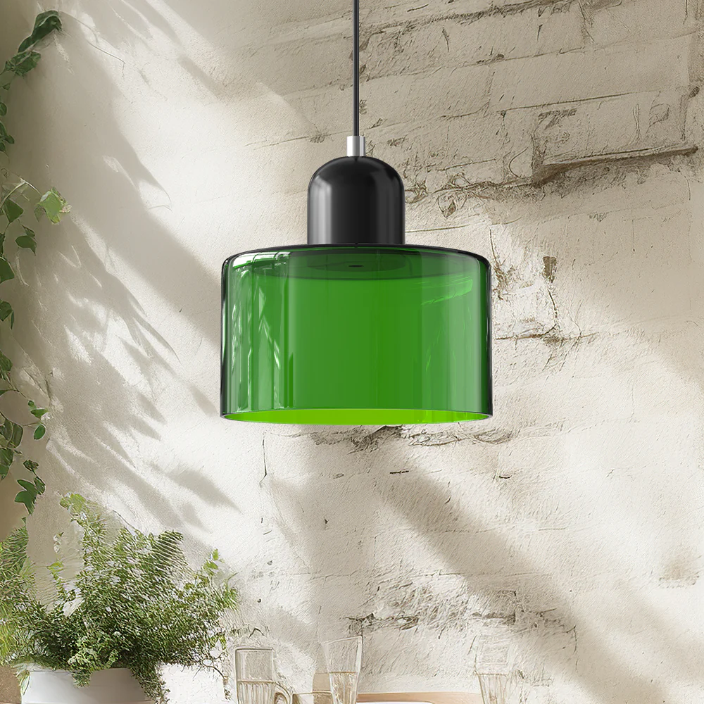 Modern Bauhaus Fresh Glass Pendant Light For Kitchen Island - Image 44