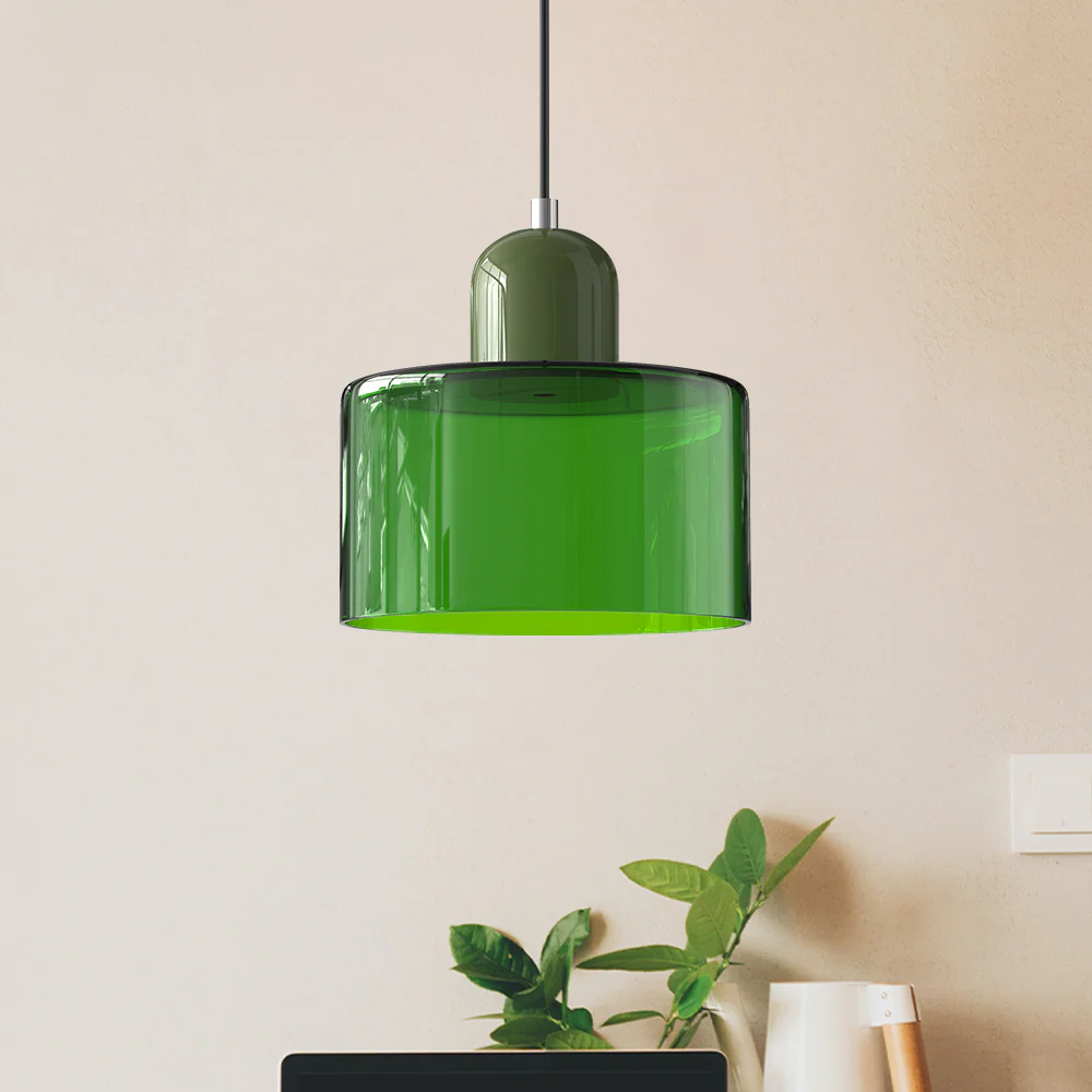 Modern Bauhaus Fresh Glass Pendant Light For Kitchen Island - Image 47