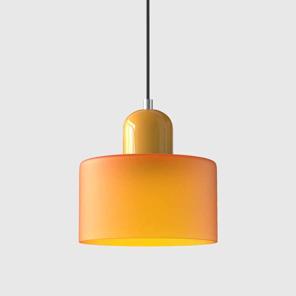 Modern Bauhaus Fresh Glass Pendant Light For Kitchen Island - Image 7