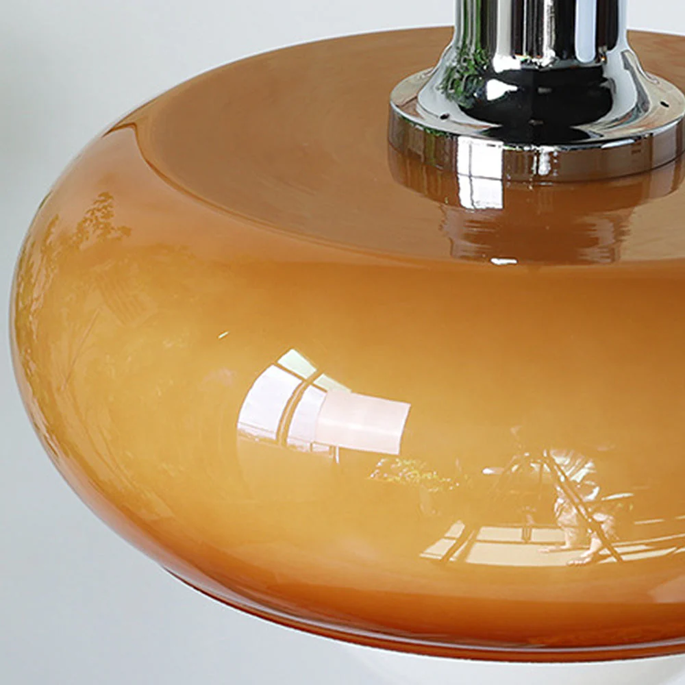Bauhaus Dome Coffee Glass Pendant Light - Image 11
