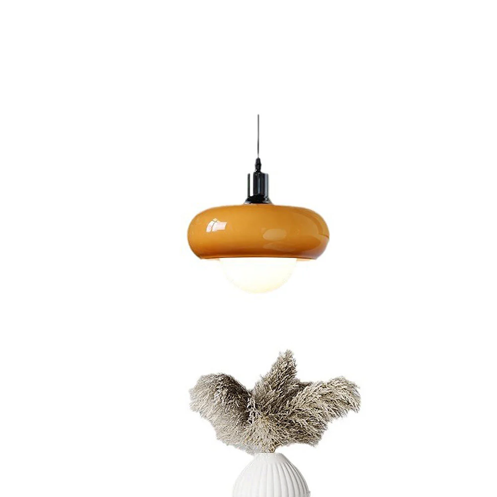 Bauhaus Dome Coffee Glass Pendant Light - Image 13