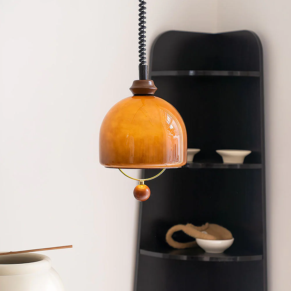 Bauhaus Glass Lantern Pendant LED Light