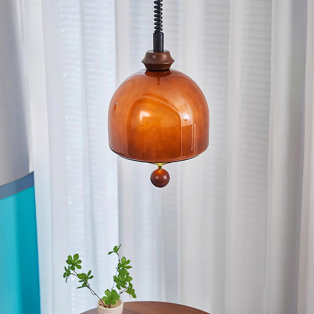 Bauhaus Glass Lantern Pendant LED Light - Image 3