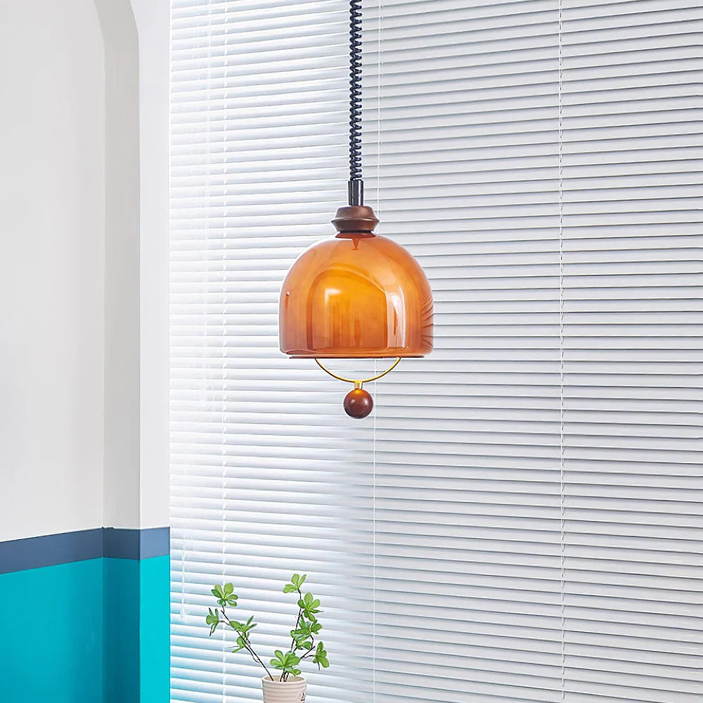 Bauhaus Glass Lantern Pendant LED Light - Image 4