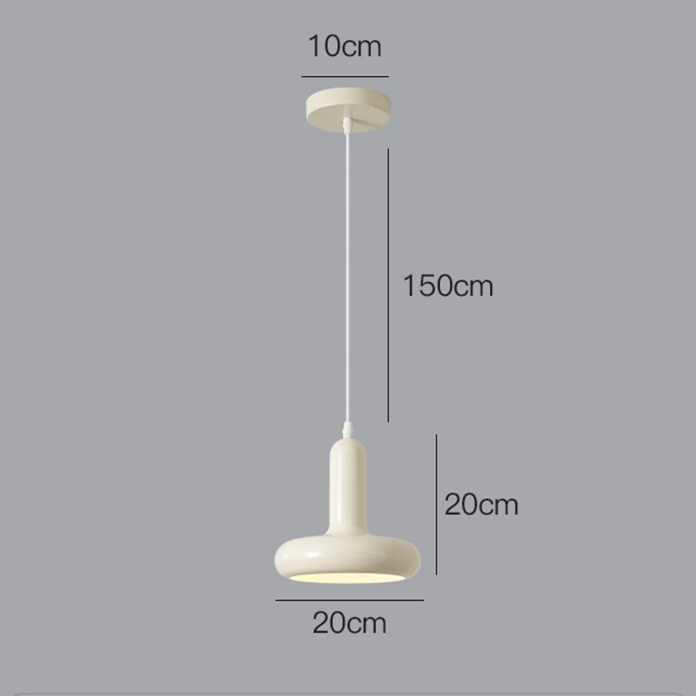 Bauhaus Puck Creamy Pendant Light - Image 14