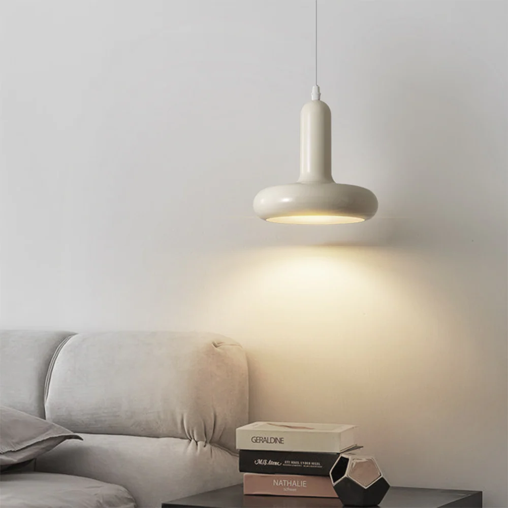 Bauhaus Puck Creamy Pendant Light - Image 3