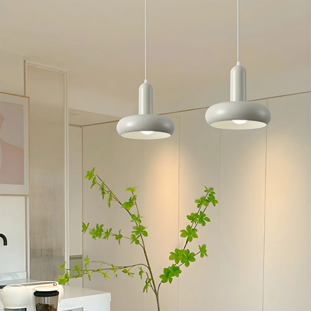 Bauhaus Puck Creamy Pendant Light - Image 4
