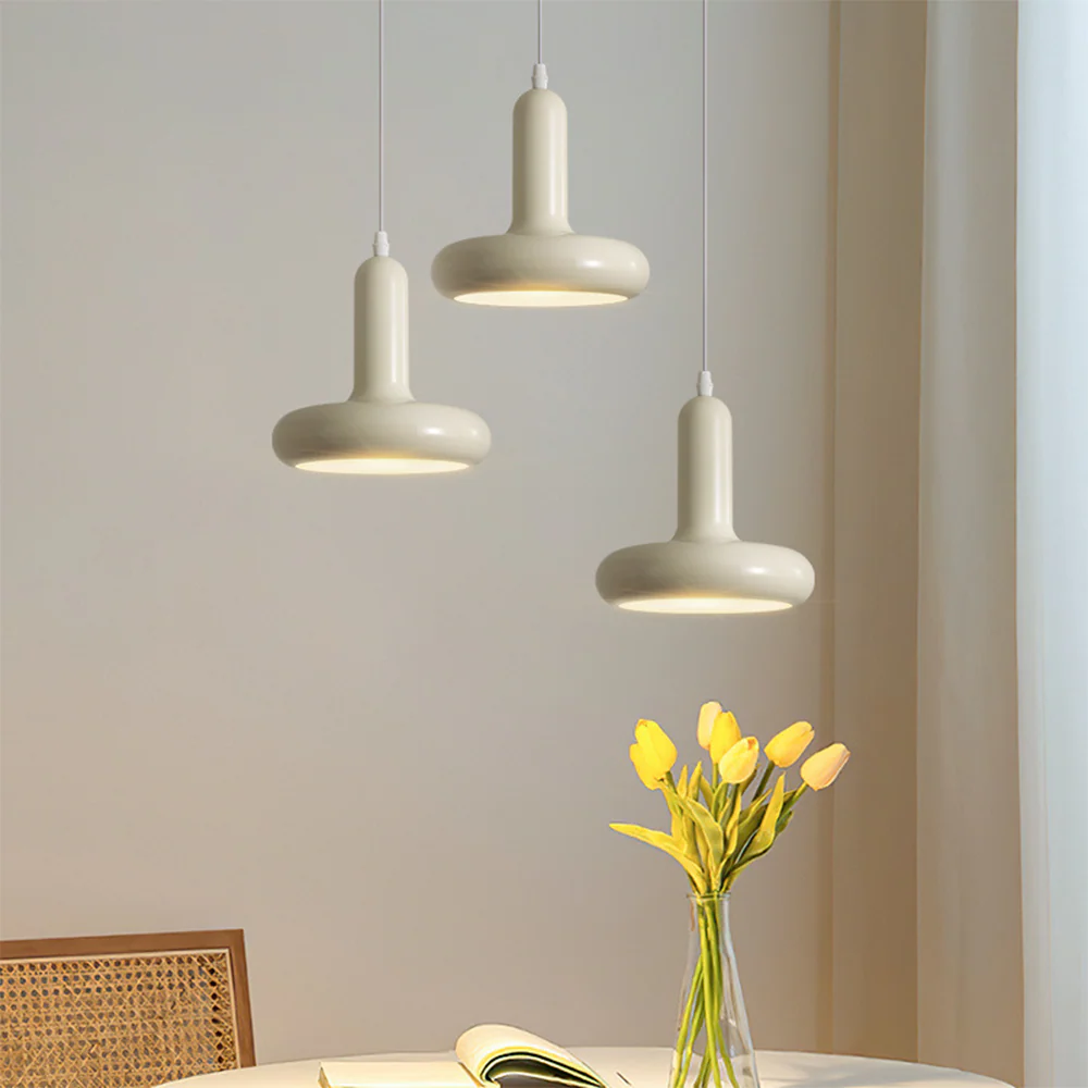 Bauhaus Puck Creamy Pendant Light - Image 6