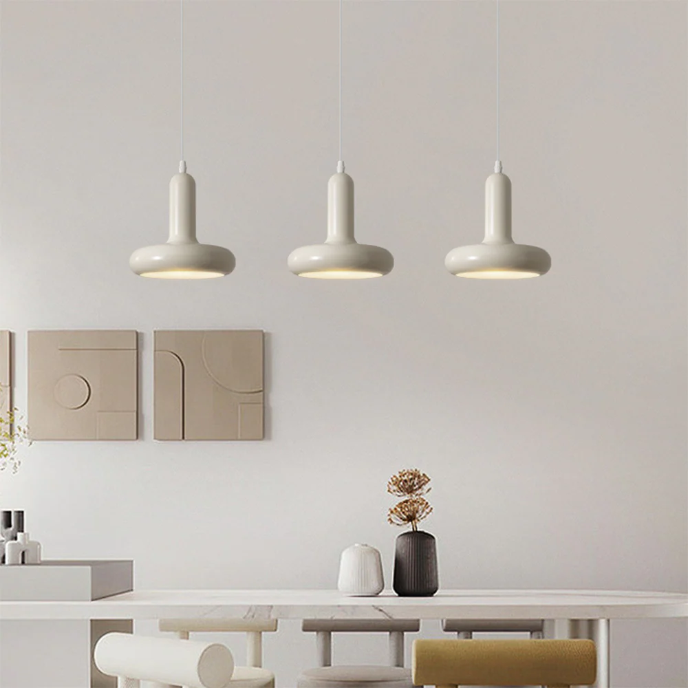 Bauhaus Puck Creamy Pendant Light - Image 7