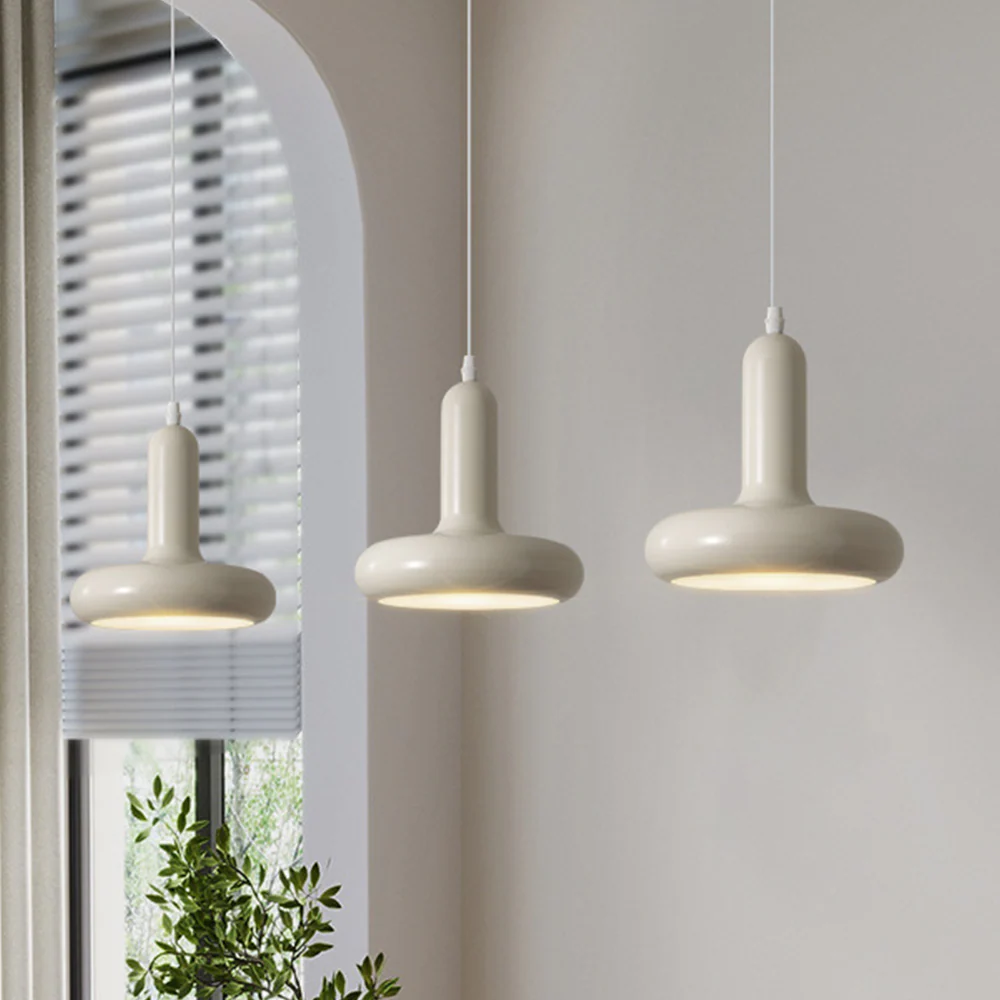 Bauhaus Puck Creamy Pendant Light - Image 8